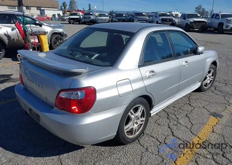 2004 Subaru Impreza Wrx from USA, damaged, VIN JF1GD29694G513790
